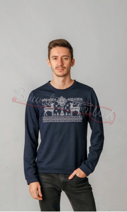 Festive jumper with embroidery 6211