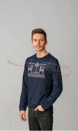 Festive jumper with embroidery 6211