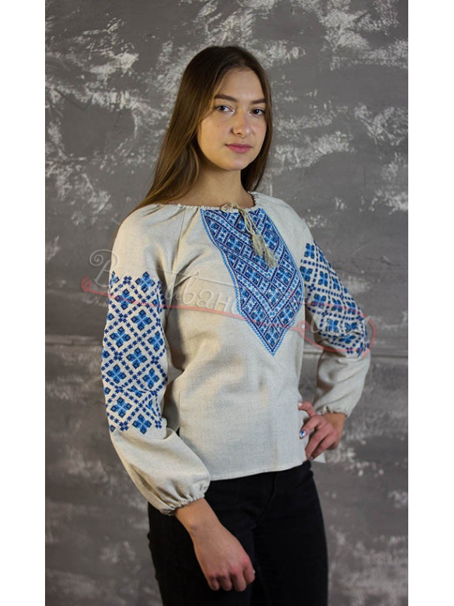 Vyshyvanka with bright ornament 547-5 size 48