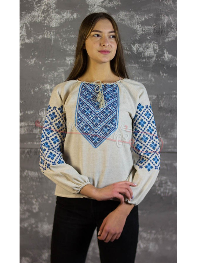 Vyshyvanka with bright ornament 547-5 size 48