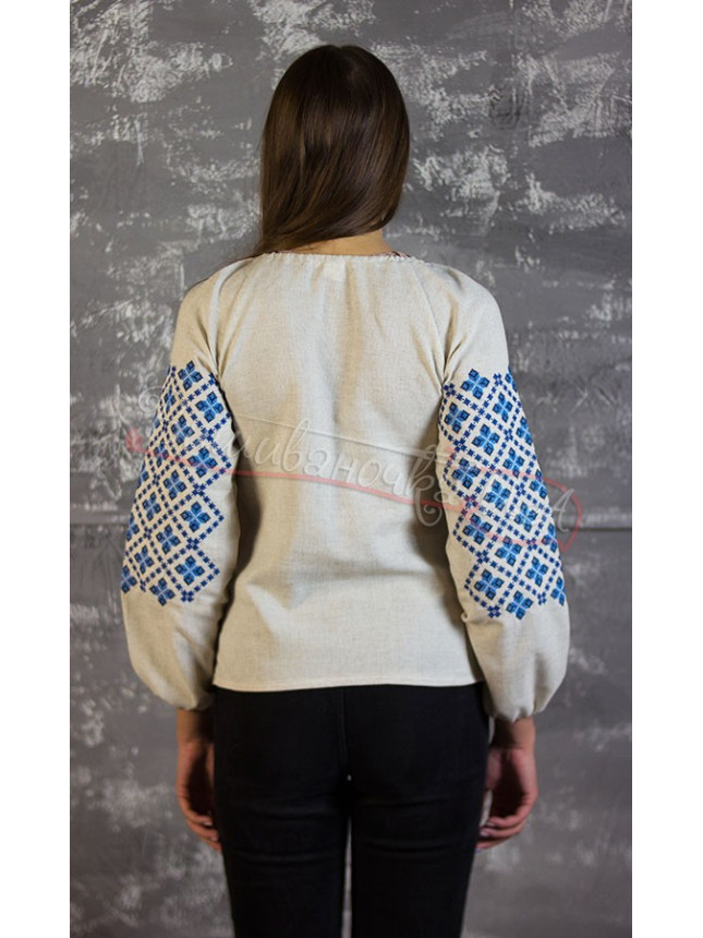 Vyshyvanka with bright ornament 547-5 size 48