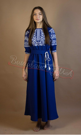 Bright long dress with Sokal pattern 426-7.2
