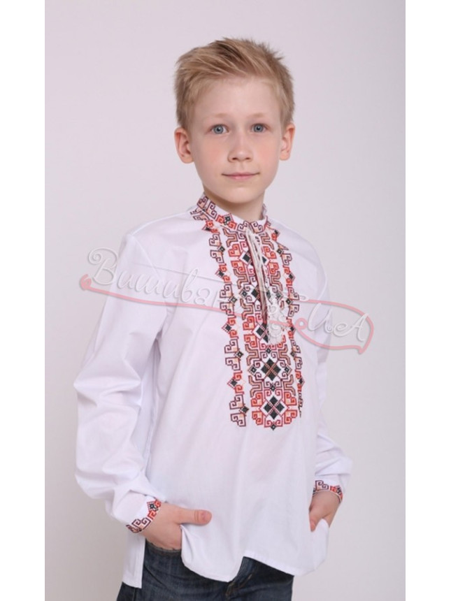 Рубашка с вышивкой 4428 размер 110