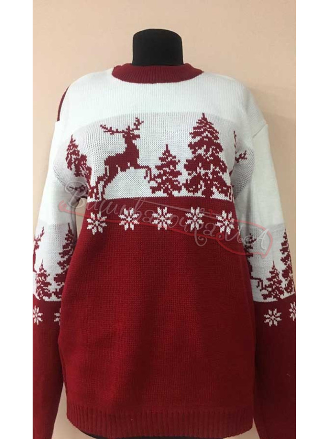 Christmas knitted cardigan 0020 size S