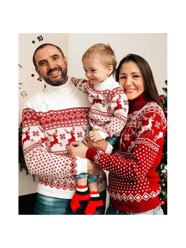 Christmas jumpers for the family 21103 colour White
