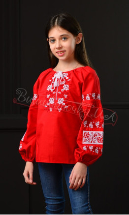 Bright blouse for a girl 918-7