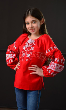 Bright blouse for a girl 918-7