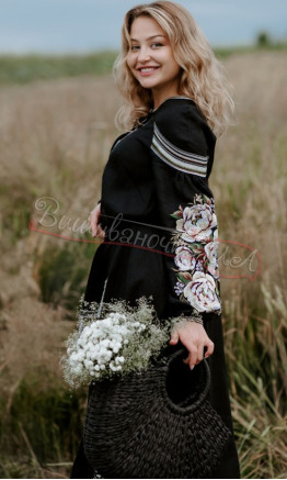 Vyshyvanka dress with floral pattern 4529