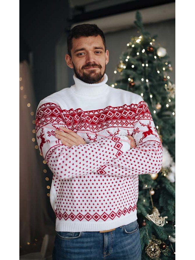 Jumper Christmas men's with reindeer 2093