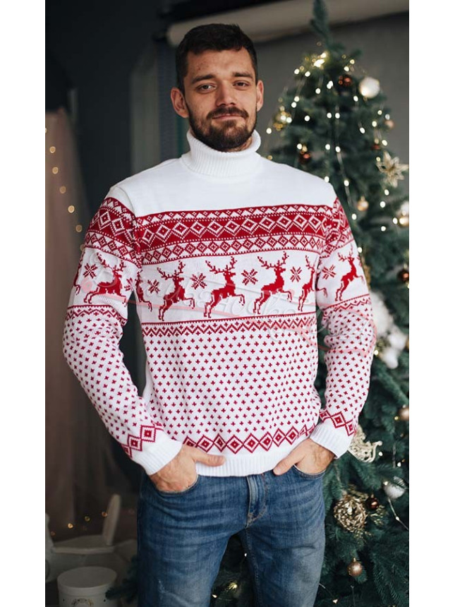 Jumper Christmas men's with reindeer 2093