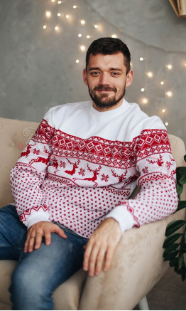 Светр чоловічий з оленями 2094