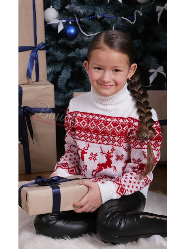 Jumper with reindeer 21104 size 116