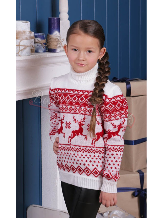 Jumper with reindeer 21104 size 116