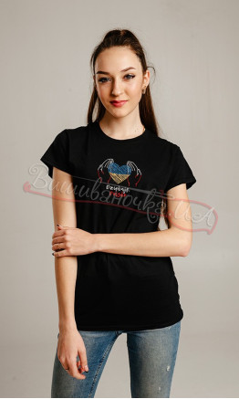 Women's T-shirt with an inscription 3010