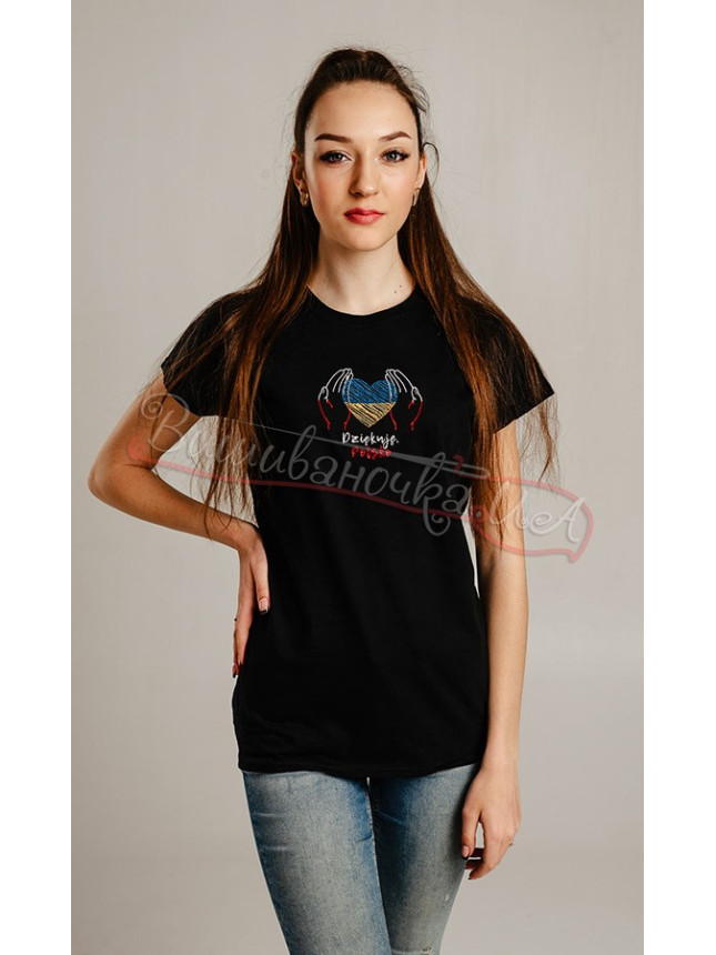 Women's T-shirt with an inscription 3010