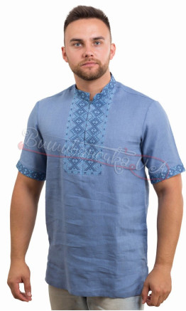 Linen men's vyshyvanka SM 030