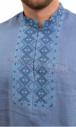 Linen men's vyshyvanka SM 030