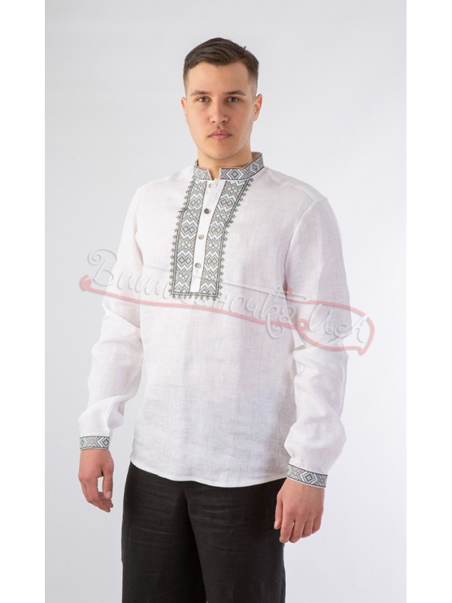 Men's vyshyvanka, linen СМ016
