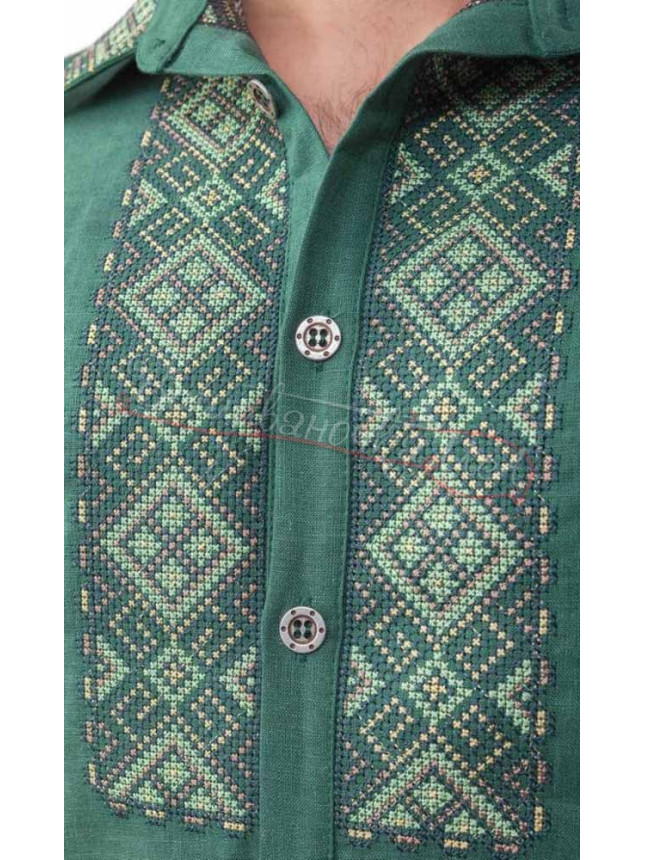 Bright men's vyshyvanka, linen SM 027