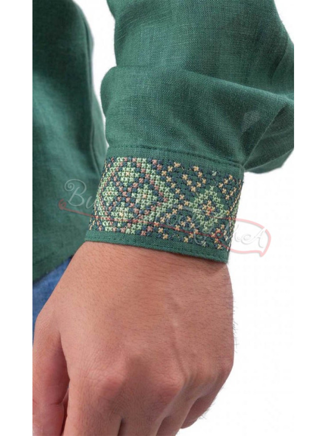 Bright men's vyshyvanka, linen SM 027