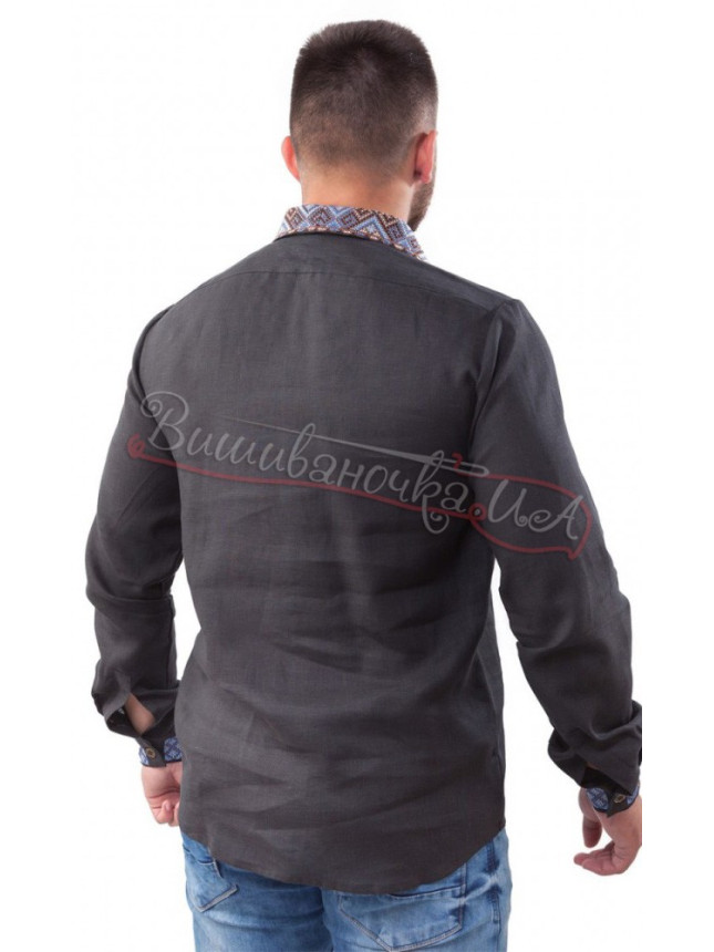 Men's vyshyvanka with buttons SM 029