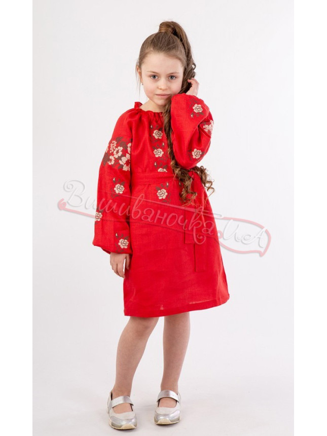 Платье в красном цвете SG 003