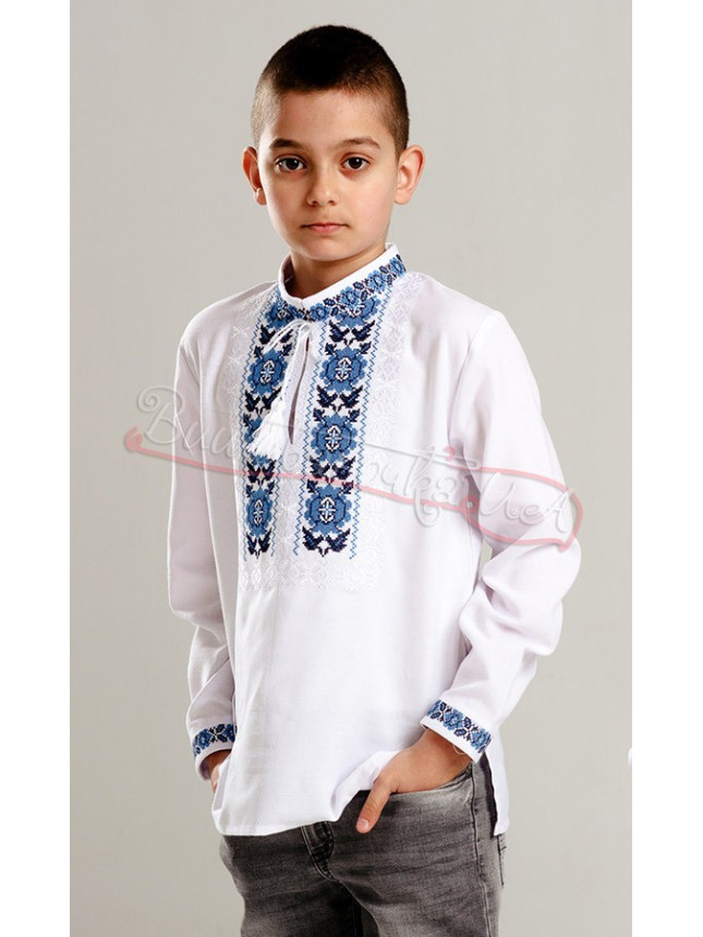 Embroidered shirt for a boy 733-3
