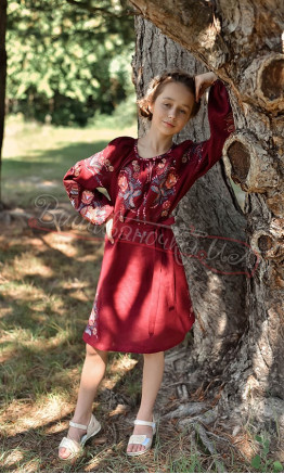 Дитяча лляна сукня 4350