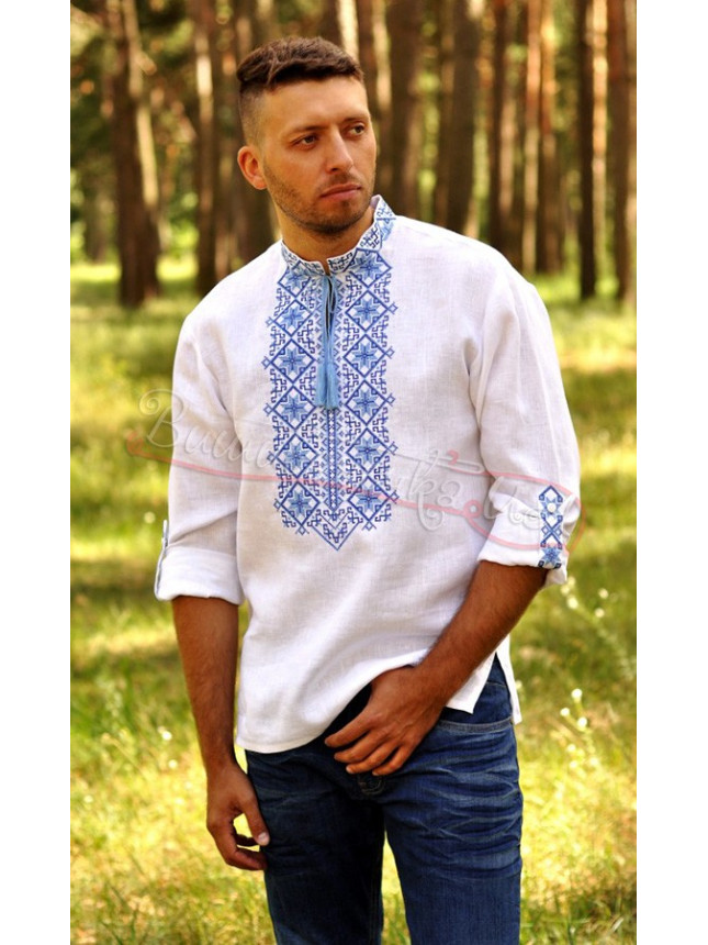 Classic men's vyshyvanka М213 size 42