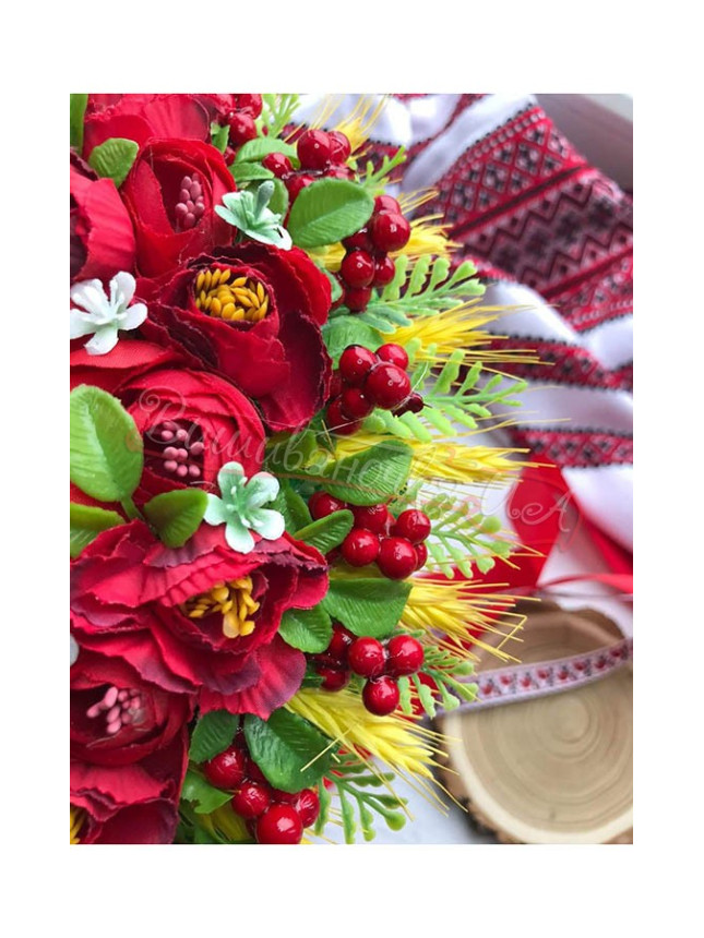 Refined flower crown handmade В36