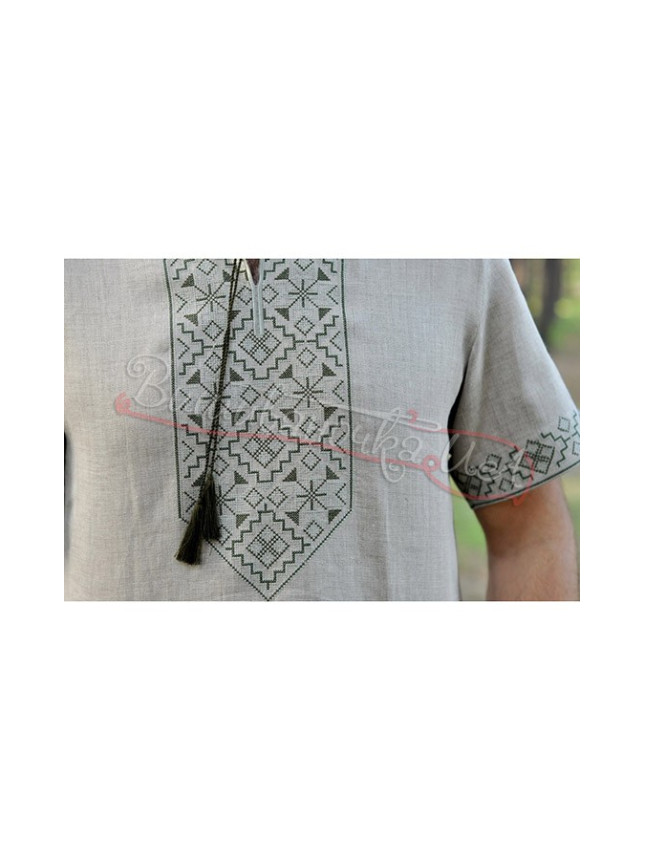 Vyshyvanka in natural linen М16К