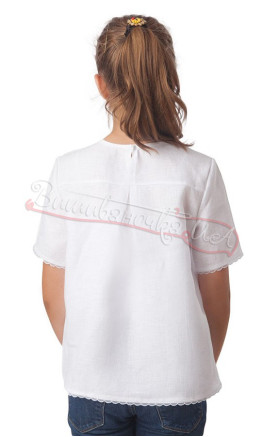 Children's blouse in linen BG 021