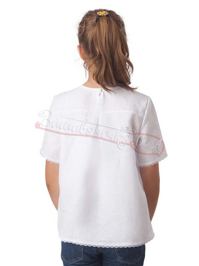 Children's blouse in linen BG 021 size 128