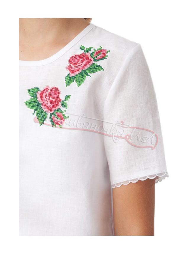 Children's blouse in linen BG 021 size 128