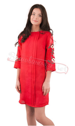 Women's dress in linen SL 162