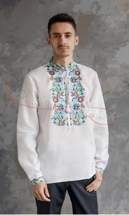 Men's embroidered shirt 4244