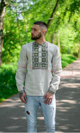 Men's embroidered shirt 4242