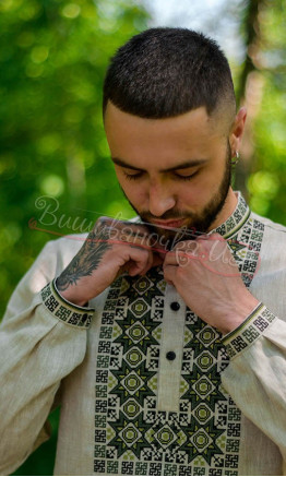 Men's embroidered shirt 4242