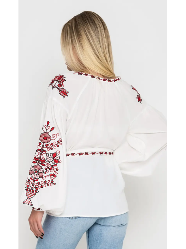 Vyshyvanka with floral pattern 1021 size 50