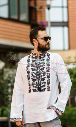 Embroidered men's shirt 7383-Б