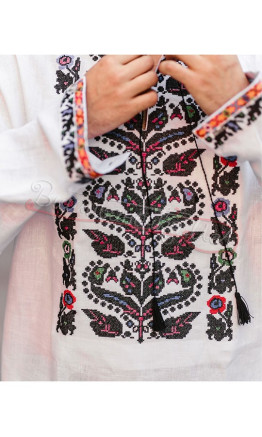 Embroidered men's shirt 7383-Б