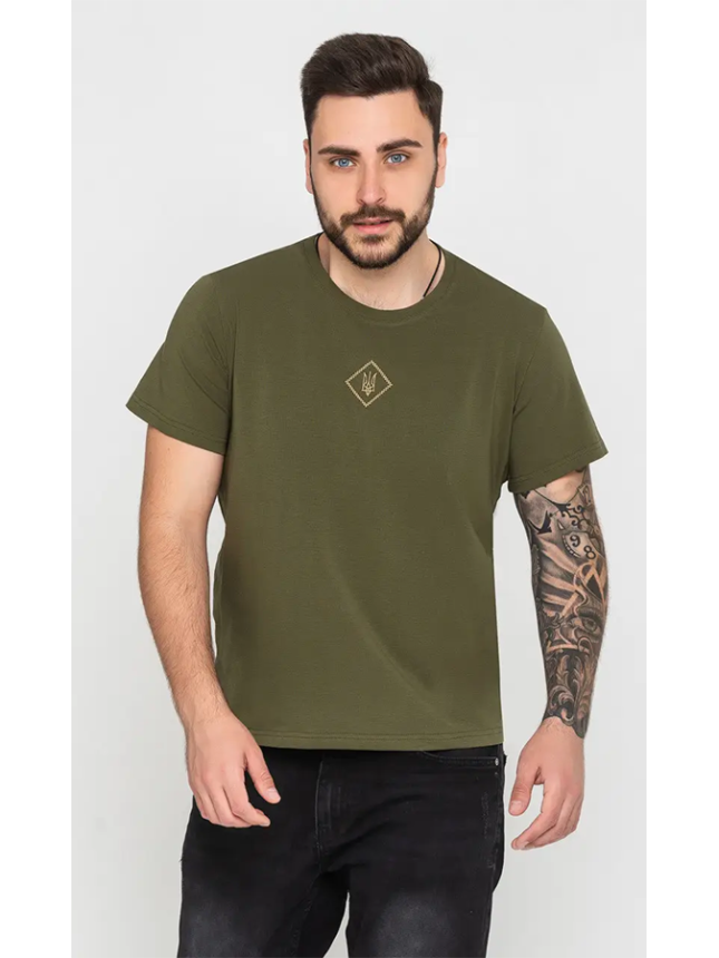 Men's T-shirt khaki 2006 size 48