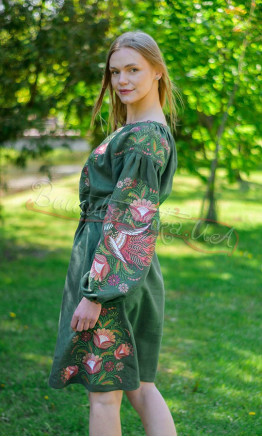 Вишита лляна сукня 4609-к