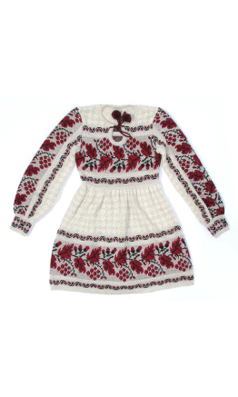 Children's dress knitted 5837