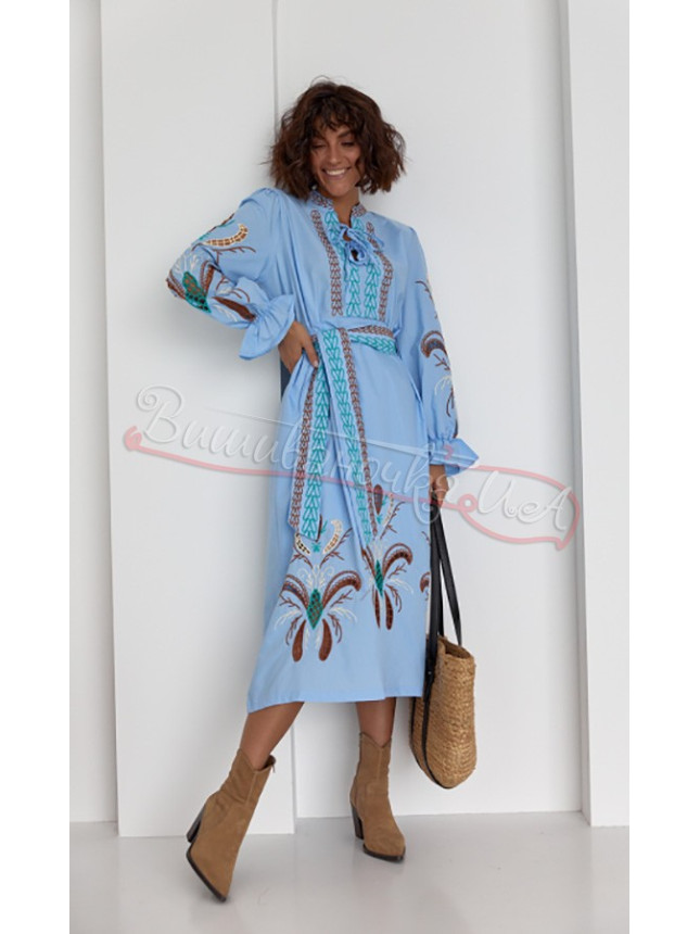 Vyshyvanka dress in ethnic style 0120