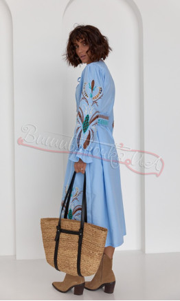 Vyshyvanka dress in ethnic style 0120