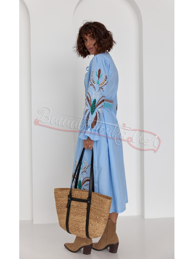 Vyshyvanka dress in ethnic style 0120