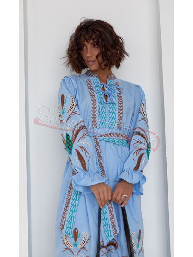 Vyshyvanka dress in ethnic style 0120