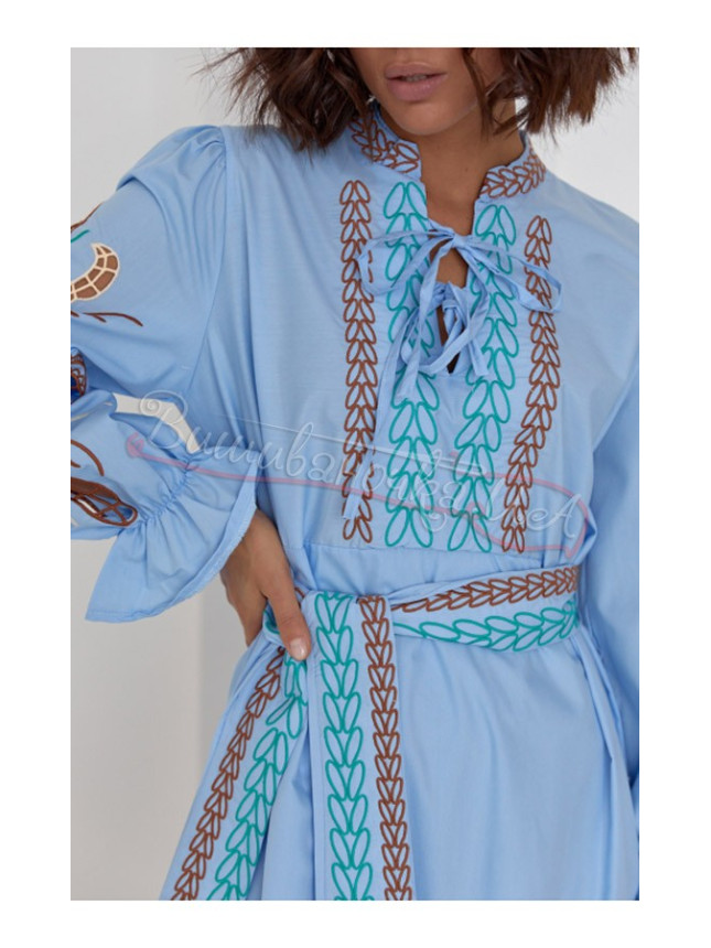 Vyshyvanka dress in ethnic style 0120