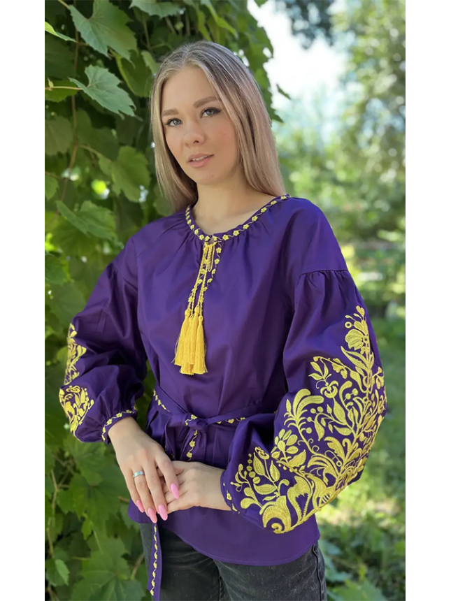 Women's bright vyshyvanka 1026 size 46